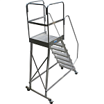 Лестница с площадкой 7 ступеней Krause 820051