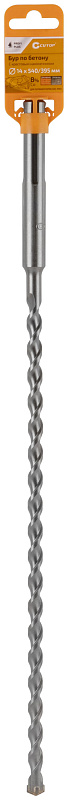 Бур по бетону с крестовым наконечником 14x540мм SDS-Max CUTOP Profi Plus 42-14540