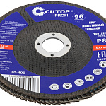 Круг лепестковый торцевой КЛТ2 150х22,2мм Р80 CUTOP Profi 70-409