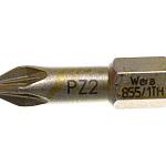 Бита торсионная, сверхтвёрдая PZ 2 x 25 мм WERA WE-056915