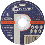 Диск отрезной 115х1,6х22,2мм Т41 CUTOP Profi мет. и нерж. 50-558