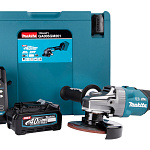 Угловая шлифовальная машина 125 мм, 40В XGT Makita GA005GM201