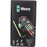 Набор Г-образных ключей 9 пр.,магнит WERA WE-073599