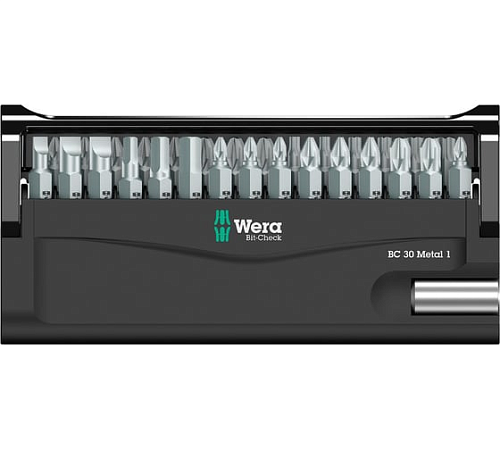 Набор бит с битодержателем 30 пр. 1/4" WERA WE-057434