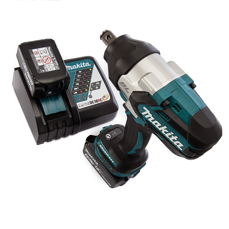 Ударный аккумуляторный гайковерт Makita 18В LXT DTW1001RTJ