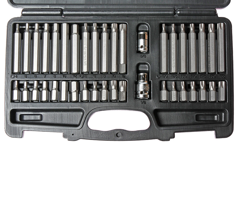 Набор бит JTC 40 предметов TORX, HEX, SPLINE JTC-3965