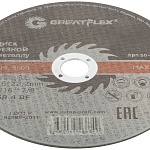 Диск отрезной 180х1,6х22,2мм Т41 GreatFlex Master мет. 50-634