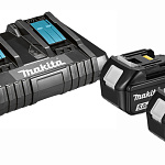 Набор 18В АКБ 5.0Ач LXT BL1850B (2 шт.)+ЗУ DC18RD Makita 191L75-3