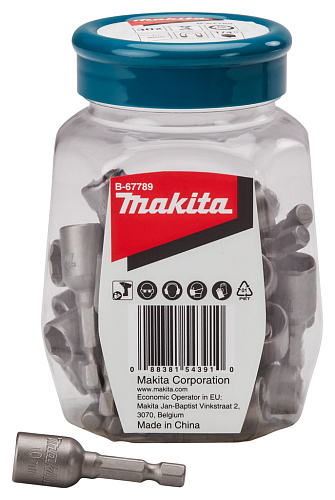 Магнитная насадка для кровельных саморезов (банка), 30 шт Makita B-67789