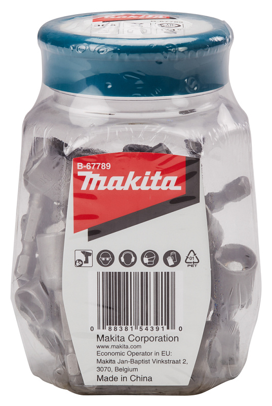 Магнитная насадка для кровельных саморезов (банка), 30 шт Makita B-67789