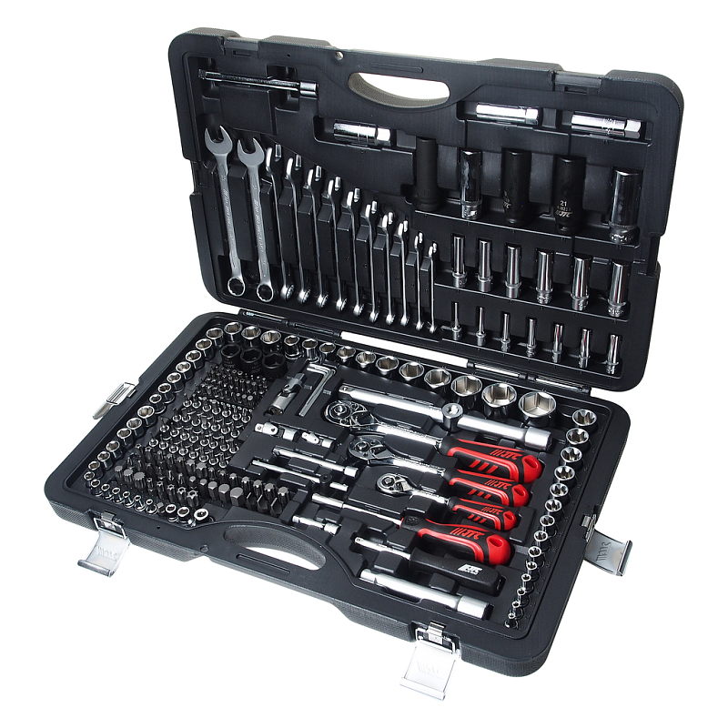 Набор инструментов 1/4";3/8;1/2" 6-гранный 216шт. JTC JTC-H216C-B72