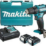 Дрель-шуруповерт 30 Нм, 12В CXT Makita DF333DWYE