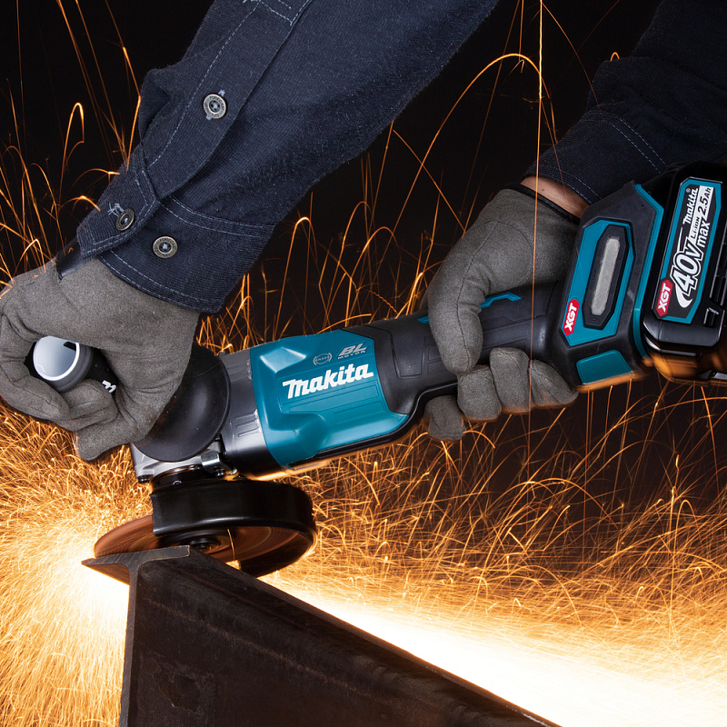 Угловая шлифовальная машина 125 мм, 40В XGT Makita GA013GM101