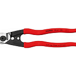 Тросорез компактный, 190 мм, обливные ручки KNIPEX KN-9561190