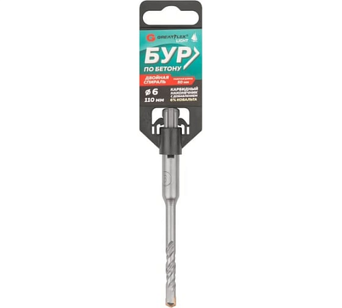 Бур по бетону 8x110мм SDS-Plus Greatflex Light 56-8110