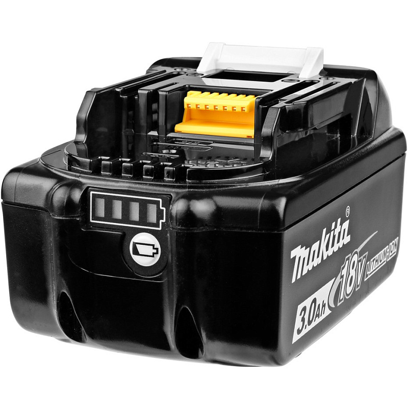 Аккумулятор 18В, 3Ач Makita Li-Ion LXT BL1830B пакет 632M83-6