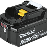Аккумулятор 18В, 5Ач Makita Li-Ion LXT BL1850B пакет 632G59-7