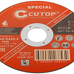 Диск отрезной 115х0,8х22,2мм Т41 CUTOP Special мет., нерж. и алюм. 50-853