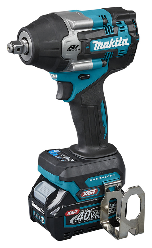 Ударный аккумуляторный гайковерт Makita 40В XGT TW007GD201