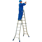 Лестница 4х5 шарнирная телескопическая STABILO Krause 133960