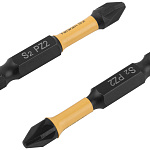 Набор торсионных бит, 2 шт. 50мм PZ2 CUTOP Profi Plus 84-493