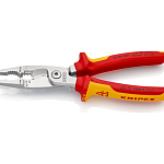 Клещи электромонтажные 0.75–1.5/2.5мм² SB VDE KNIPEX  KN-1386200SB