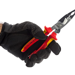 Клещи электромонтажные 200 мм 0.75–1.5/2.5 мм² VDE KNIPEX KN-1396200T