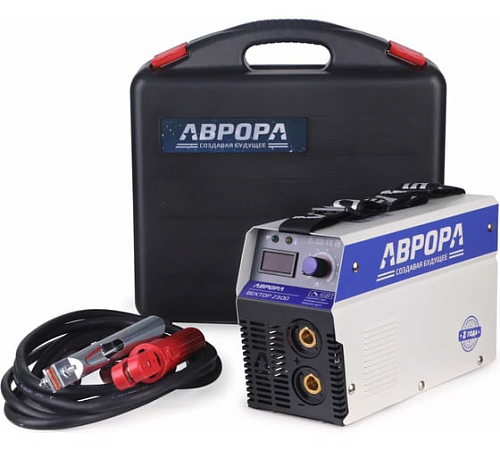 Сварочный аппарат инверторный АВРОРА Вектор 2300 в кейсе 35245