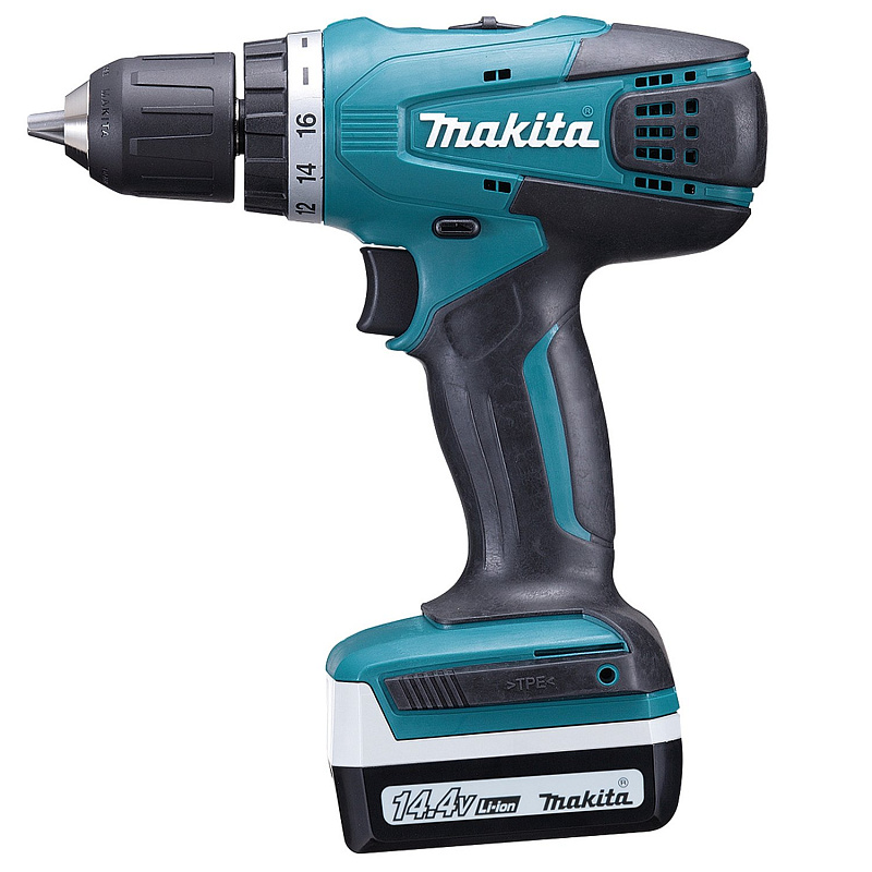 Дрель-шуруповерт 30 Нм, 14.4В G-серия Makita DF347DWE