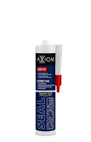 Герметик силиконовый черный AXIOM ASK147