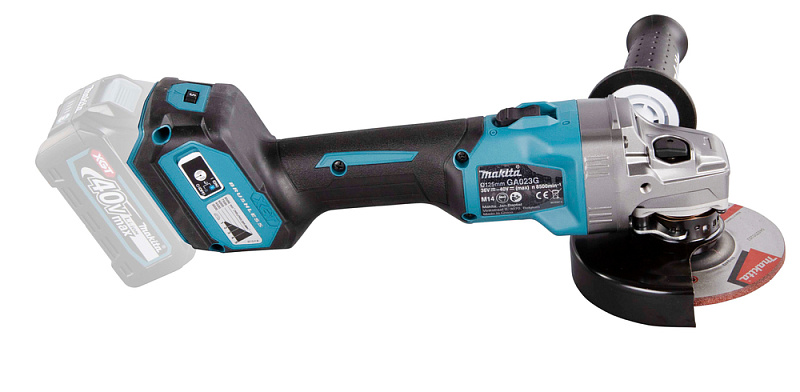 Угловая шлифовальная машина 125 мм, 40В XGT Makita GA023GZ