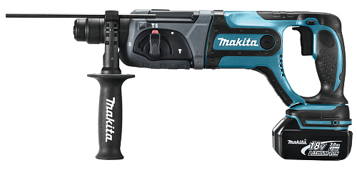 Аккумуляторный перфоратор SDS-plus 1,9 Дж, 18В LXT Makita DHR241RFE