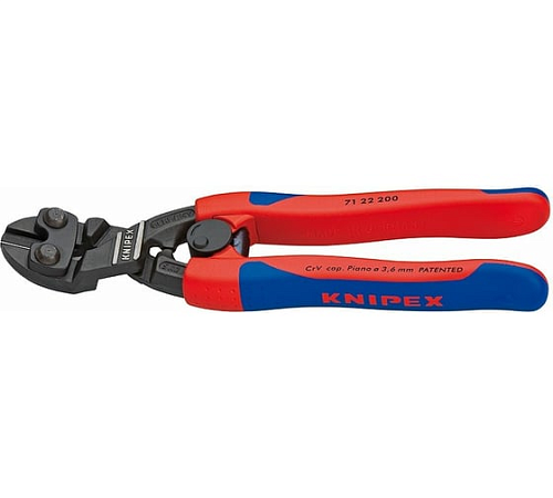 Болторез 200 мм CoBolt, пружина,голова 20° KNIPEX KN-7122200