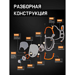 Линза защитная с покрытием Jeta ChemShield для маски Jeta Safety 166951