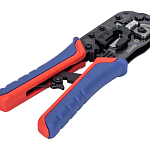 Пресс-клещи 190 мм 1 гнездо для штекеров KNIPEX KN-975113