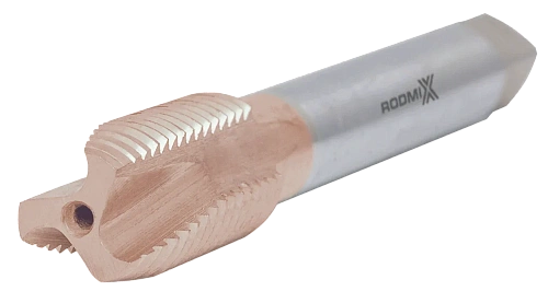 Метчик м/р сквозной M10X1.0 HSS с покрытием TIN DIN371 RODMIX 1602100100