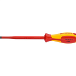 Отвёртка шлицевая 3.5x0.6x100 мм 202мм тонкая KNIPEX KN-982035SL