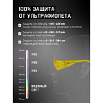 Очки защитные Eclipse с покрытием AS/AF янтарные Jeta Safety JSG-8712A