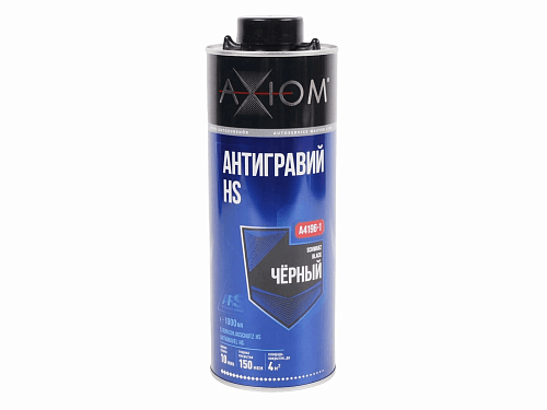 Антигравий черный 1л AXIOM  A4196-1