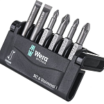 Набор бит торсионных, 6 пр., 1/4" E6.3 WERA WE-056474
