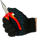 Длинногубцы с резцом 160мм VDE KNIPEX KN-2506160