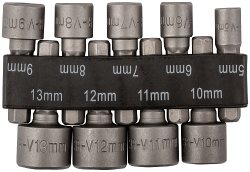 Набор усиленных головок 5-13мм CrV FIT (9 шт.) 57915