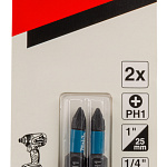 Насадка Impact Black (2 шт.; PH1; 25 мм; C-form) Makita B-63600 B-63600