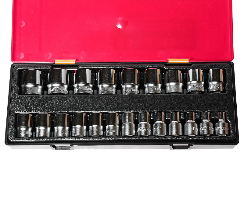 Набор торцевых головок JTC 1/2" 08-32мм 22шт JTC-K4221
