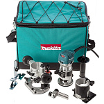 Электрический кромочный фрезер Makita RT0700CX2