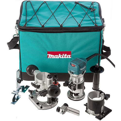 Электрический кромочный фрезер Makita RT0700CX2