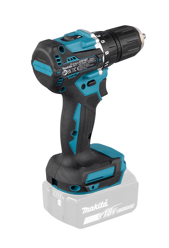 Дрель-шуруповерт 40 Нм, 18В LXT Makita DDF487Z