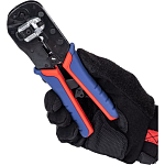 Пресс-клещи 190 мм 1 гнездо для штекеров KNIPEX KN-975113