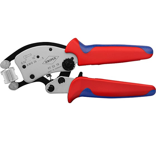 Пресс-клещи 200 мм для контактных гильз 0.14-16.0 мм² KNIPEX KN-975318