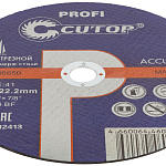Диск отрезной 230х2,0х22,2мм Т41 CUTOP Profi мет. и нерж. 39987т